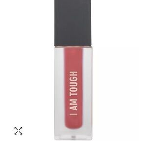 New in Box Realher I Am Tough Liquid matte lipstick deep red full size long wear